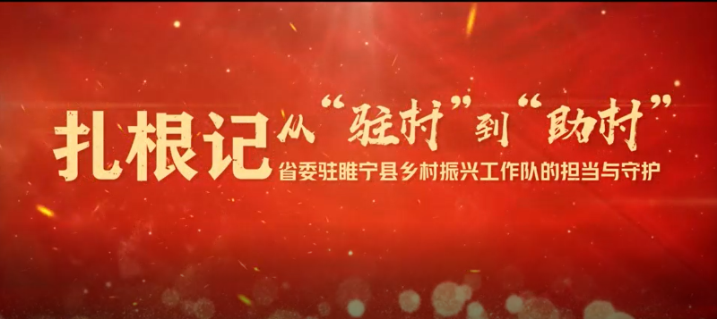扎根記：從“駐村”到“助村”——省委駐睢寧縣鄉村振興工作隊的擔當與守護
